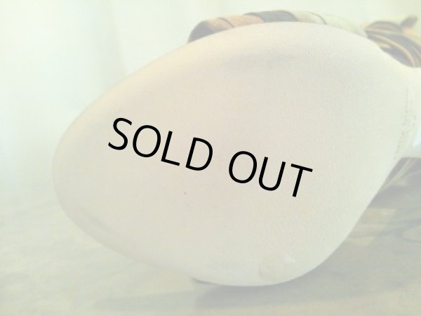 画像5: GIUSEPPE ZANOTTI DESIGN(ジュゼッペザノッティデザイン)レオパード（ヒョウ柄）シルクサテンサイドアンクルリボンブーティーサンダル37 (5)