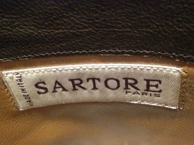 画像3: SARTORE(サルトル)ダークブラウン飾りベルト付きハーフブーツ38