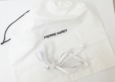 画像2: PIERRE HARDY(ピエールアルディ)ホワイト×シルバーレザーベルクロ付きハイカットスニーカー42