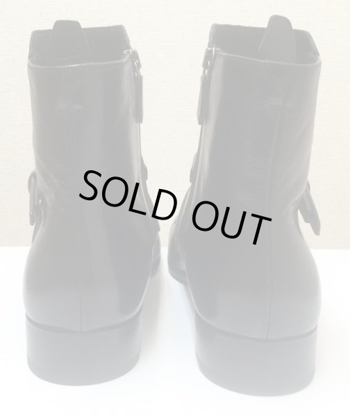 画像6: PRADA(プラダ)ブラック×レッドクロスベルトショートブーツ7 (6)