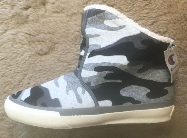 画像6: Champion(チャンピオン)ブラックカモフラスウェット×ボアショートブーツ・バージニアMD23/24/27/28 (6)