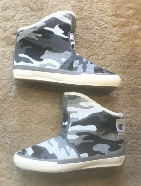 画像3: Champion(チャンピオン)ブラックカモフラスウェット×ボアショートブーツ・バージニアMD23/24/27/28 (3)