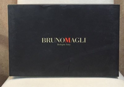 画像3: BRUNO MAGLI(ブルーノマリ)ブラックレザーサイドゴアショートブーツ24.5