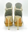 画像10: CAMILLA SKOVGAARD(カミーラスコフガード)アイボリーベージュレザーシャークソールブーティーサンダルWitch stiletto sandal ECRU37 1/2 (10)