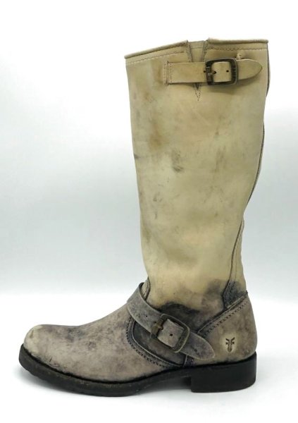 画像3: FRYE（フライ）VERONICA SLOUCHエンジニアブーツ STONE8 (3)