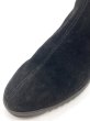 画像7: OLD FERRAGAMO(オールドフェラガモ)  ブラックスエードヴァラ金具付きショートブーツ 7C (7)