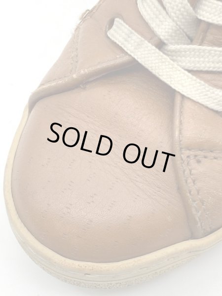 画像7: OLD FERRAGAMO(オールドフェラガモ) キャメルレザーレースアップスニーカー 4 1/2C (7)