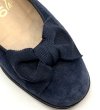 画像8: OLD FERRAGAMO(オールドフェラガモ) ネイビースエード×リボンパンプス 5 1/2B (8)