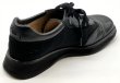 画像6: OLD FERRAGAMO(オールドフェラガモ) ブラックレザー×ファブリックレースアップスニーカー 7D (6)