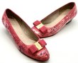 画像16: OLD FERRAGAMO(オールドフェラガモ) ビビッドピンクヴァラリボンパンプス(リカラー&ペイント) 6C (16)