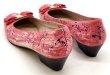 画像13: OLD FERRAGAMO(オールドフェラガモ) ビビッドピンクヴァラリボンパンプス(リカラー&ペイント) 6C (13)