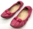 画像10: OLD FERRAGAMO(オールドフェラガモ/ヴィンテージ)マゼンタピンクレザーリボンバレエフラットシューズ MYJOY 6 1/2M (10)