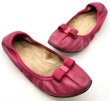 画像15: OLD FERRAGAMO(オールドフェラガモ/ヴィンテージ)マゼンタピンクレザーリボンバレエフラットシューズ MYJOY 6 1/2M (15)