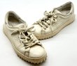 画像16: OLD FERRAGAMO(オールドフェラガモ) ホワイトレザーレースアップスニーカー 6C (16)