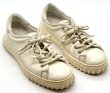 画像12: OLD FERRAGAMO(オールドフェラガモ) ホワイトレザーレースアップスニーカー 6C (12)