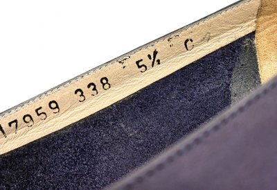 画像2: OLD FERRAGAMO(オールドフェラガモ) ブルーパープルスエードヴァラリボンパンプス 5 1/2C