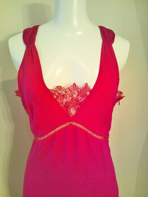 売り日本 ungaro fuchsia ショッキングピンクのドレス - フォーマル/ドレス