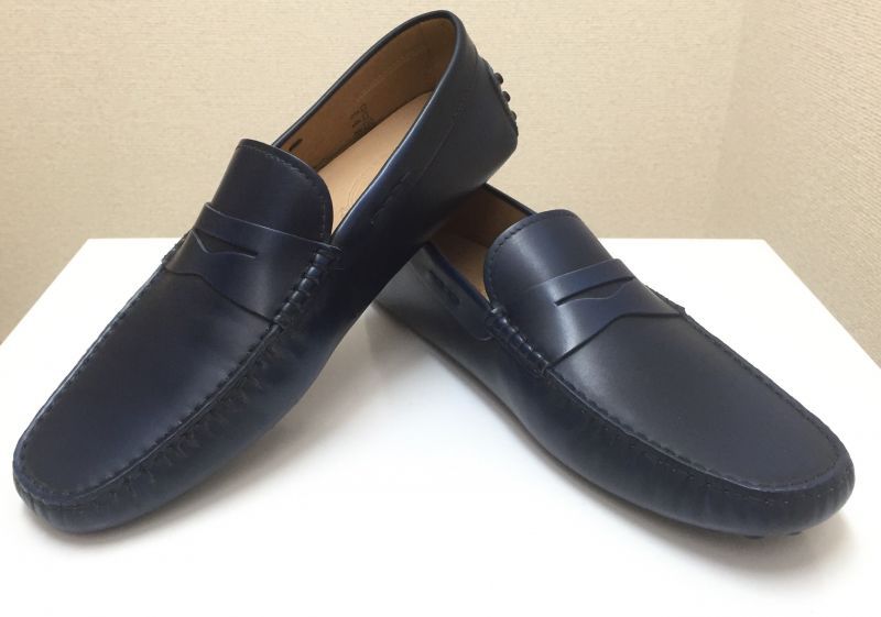 新品未使用TOD'S トッズ MENSドライビングシューズ 黒 24.5cm