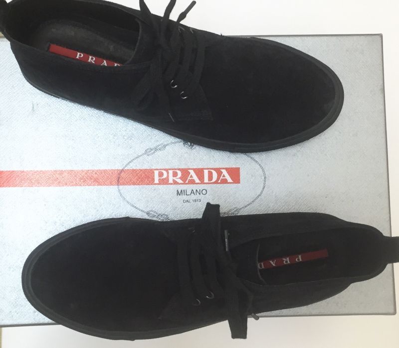今週限り】PRADA 黒 スニーカー 24㎝ 24.5㎝ プラダ ブラック 靴