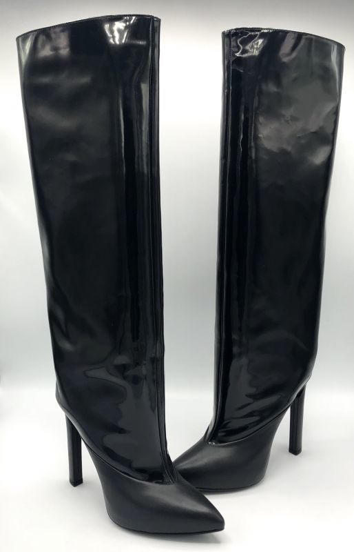 JIMMY CHOO ジミーチュー ブーツ 37 1/2(24cm位) 黒