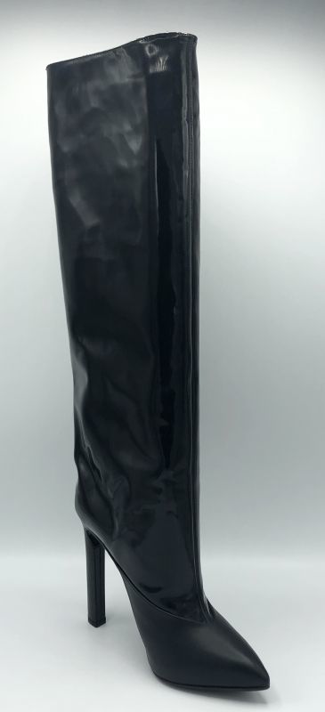ジミーチュウ 36≒23.5cm ロングブーツ 箱・保存袋 レディース 黒mms