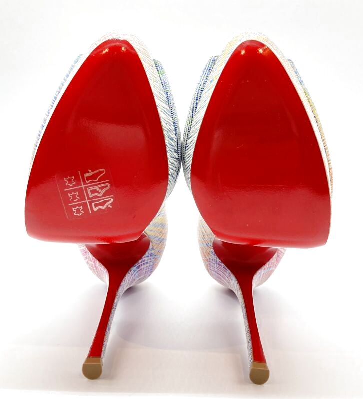 Christian Louboutin(クリスチャンルブタン) マルチカラーグリッター ...